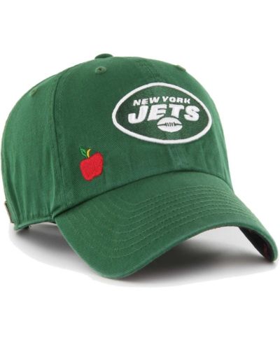 '47 Brand Женская кепка New York Jets Confetti Icon Clean Up, зеленая, регулируемая