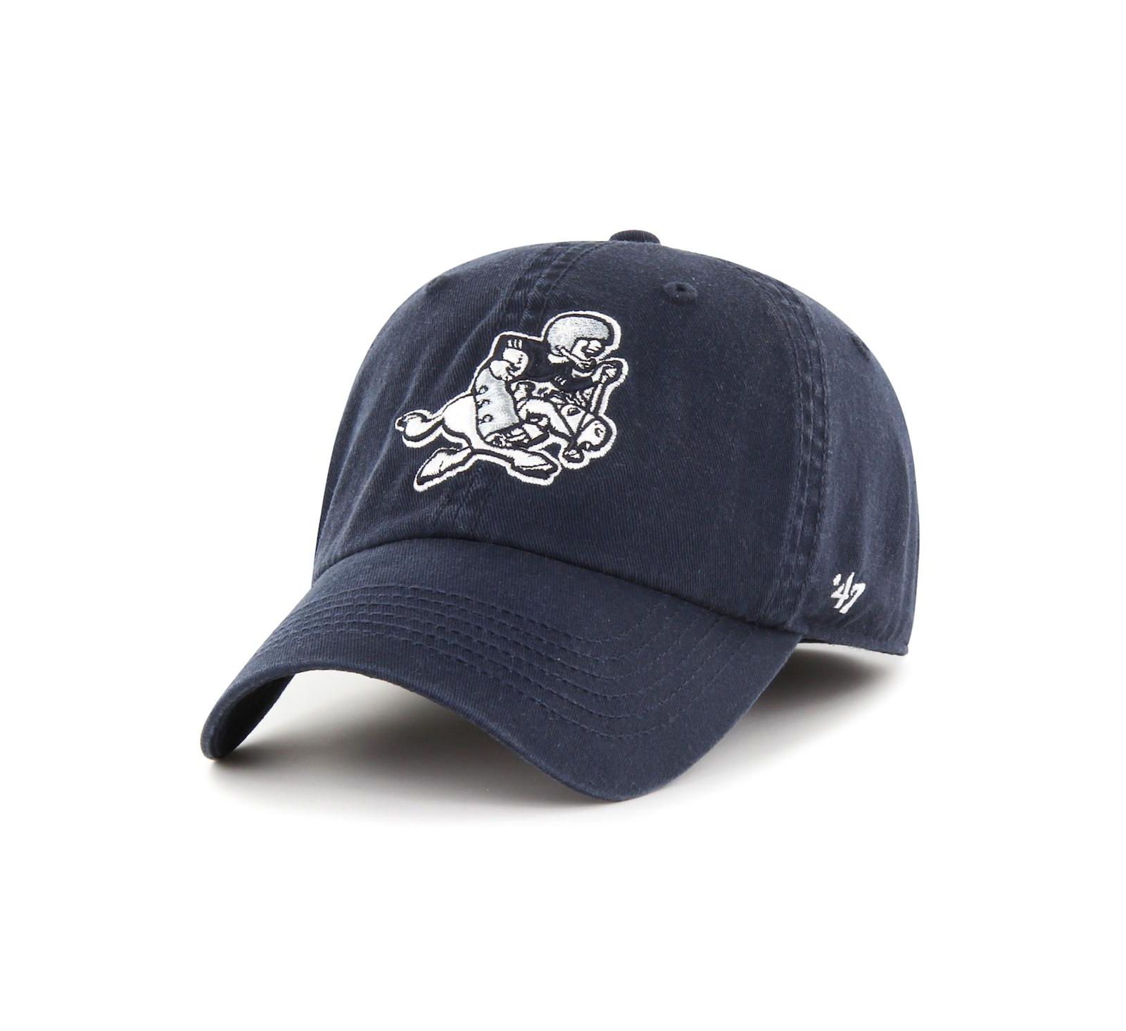 Men's '47 Brand Navy Distressed Dallas Cowboys Gridiron Classics Franchise Legacy Fitted Hat