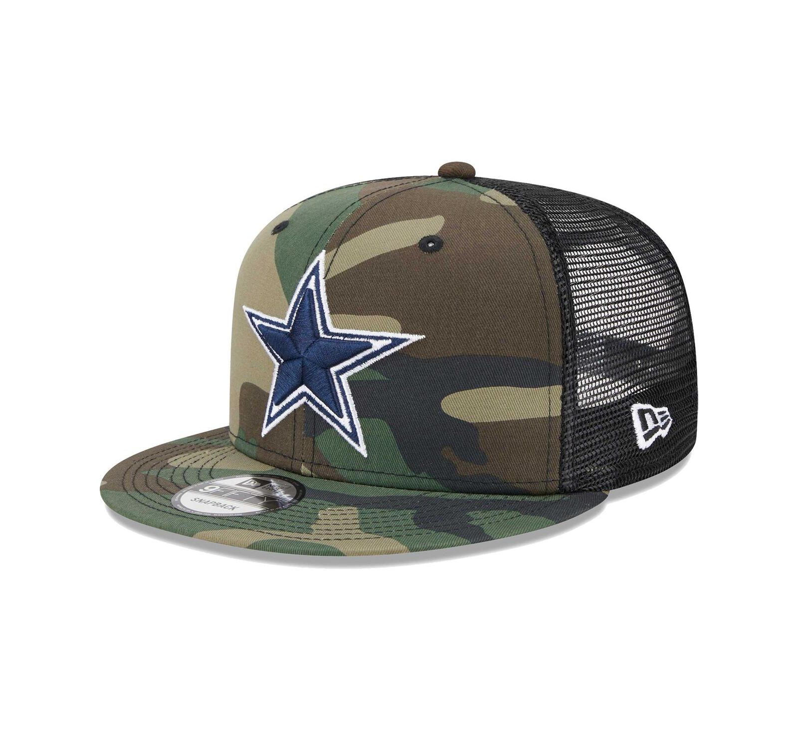Men's New Era Camo Dallas Cowboys Main Trucker 9FIFTY Snapback Hat