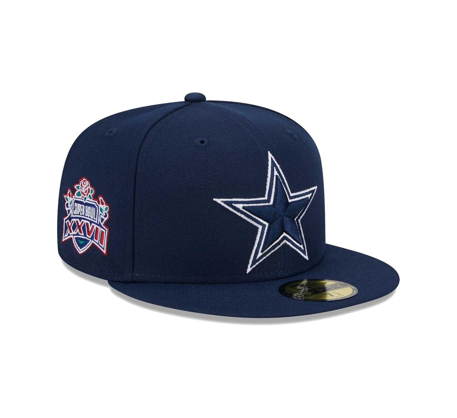 Men's New Era Navy Dallas Cowboys Main Patch 59FIFTY Fitted Hat