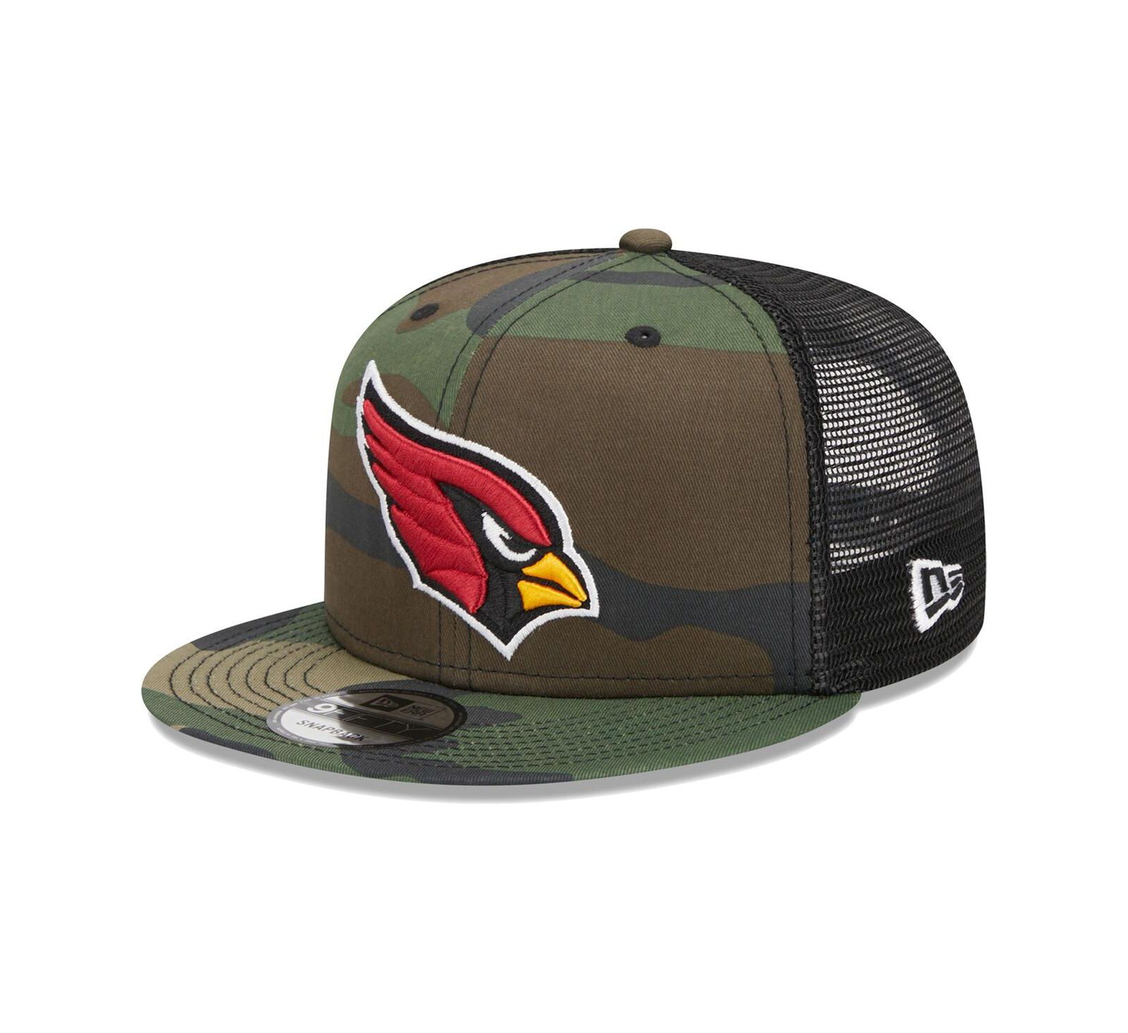 Men's New Era Camo Arizona Cardinals Main Trucker 9FIFTY Snapback Hat