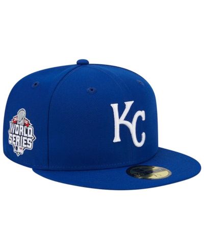Мужская New Era Royal Kansas City Royals 2015 World Series Team Color 59FIFTY Fitted кепка