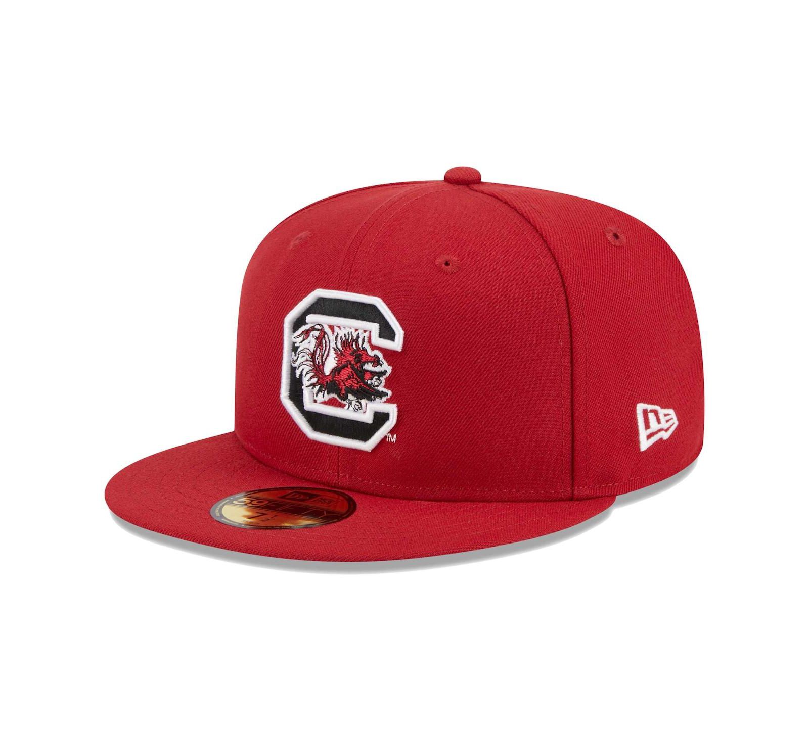 Мужская кепка New Era 59FIFTY South Carolina Gamecocks Evergreen