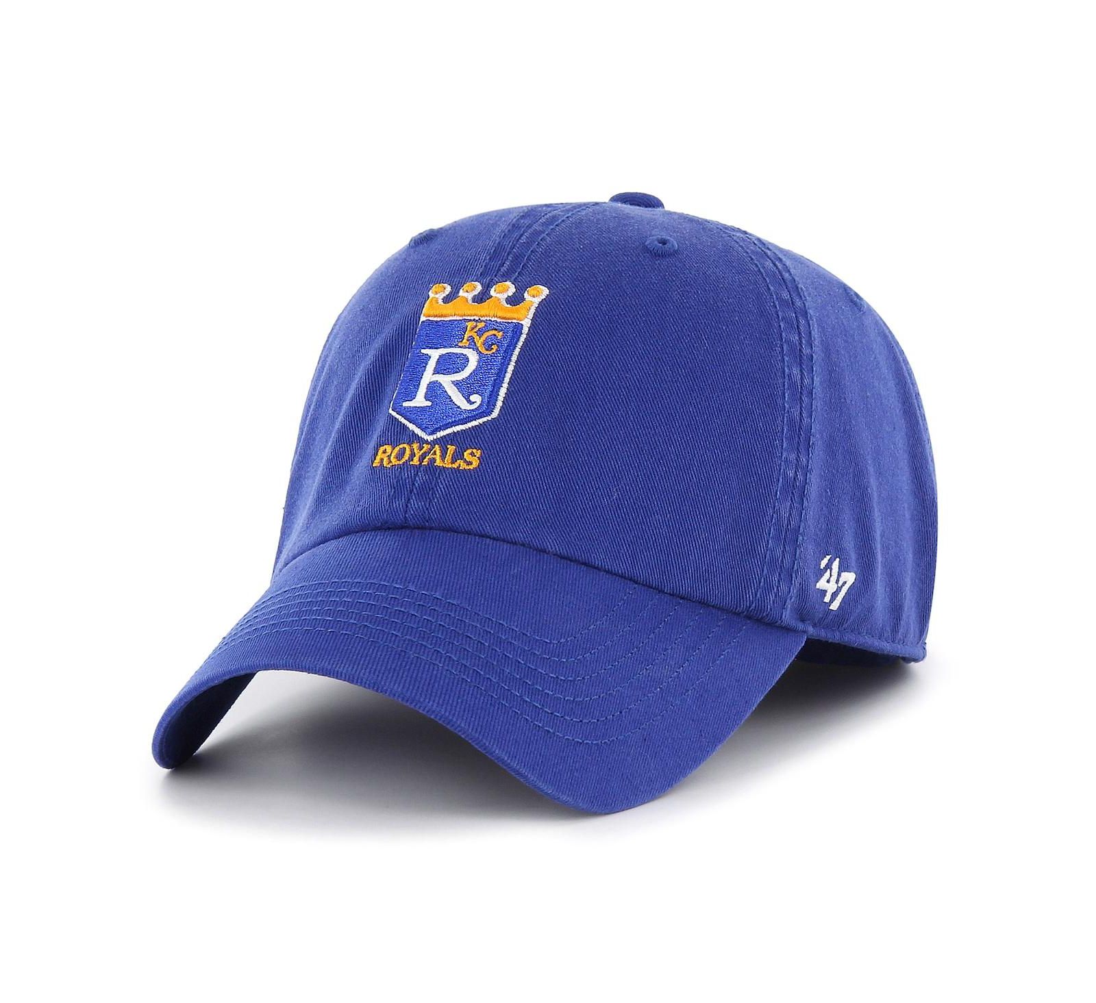 '47 Brand Мужская бейсболка Kansas City Royals Cooperstown Collection Fitted, королевский синий