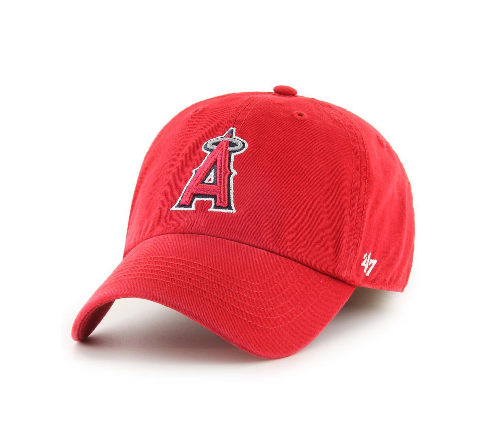 Men's '47 Brand Red Los Angeles Angels Franchise Logo Fitted Hat
