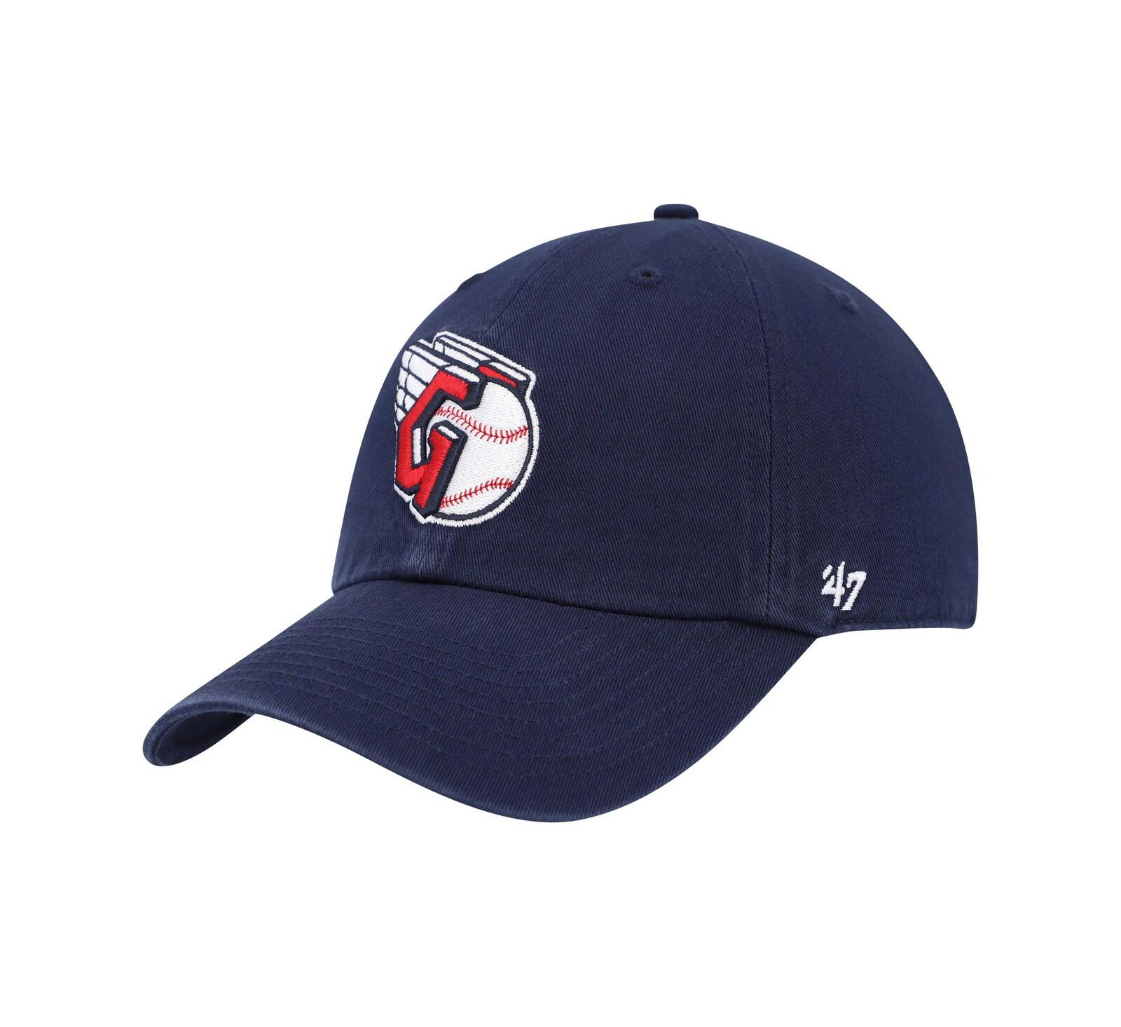 Men's '47 Brand Navy Cleveland Guardians Clean Up Adjustable Hat