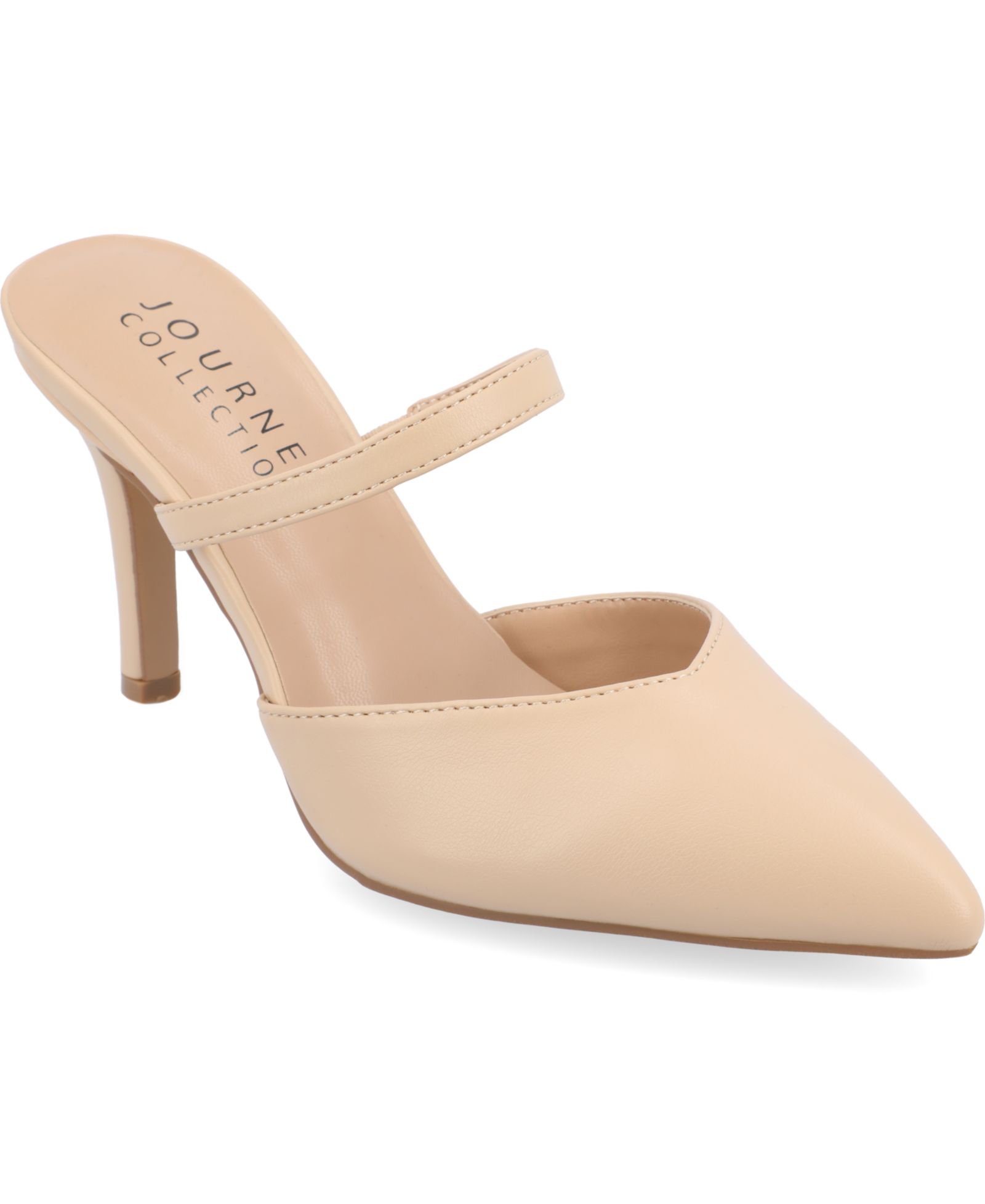 Journee Collection Women's Yvon Pointed Toe Slip On Pumps
