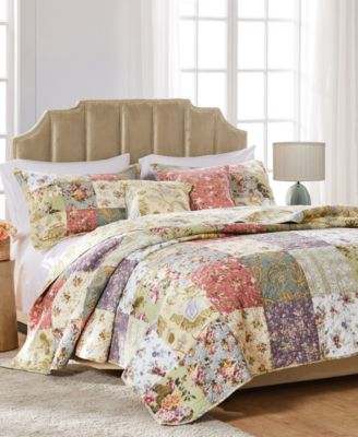 Комплект покрывал Greenland Home Fashions Blooming Prairie Patchwork, 5 предметов, Full/Queen