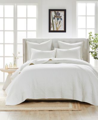 Greenland Home Fashions Monterrey Finely-Stitched Cotton 3 Piece Quilt Set, Full/Queen