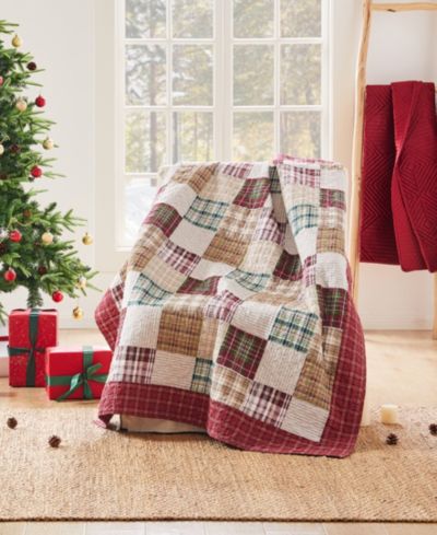 Декоративный плед Greenland Home Fashions Oxford 100% Cotton Reversible, 50" x 60"