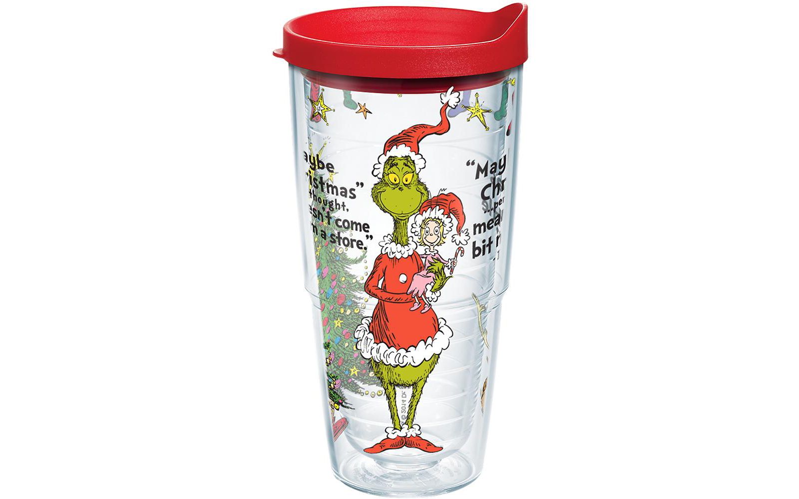 Термокружка Tervis Dr. Seuss Grinch, 24oz, двухслойная изоляция