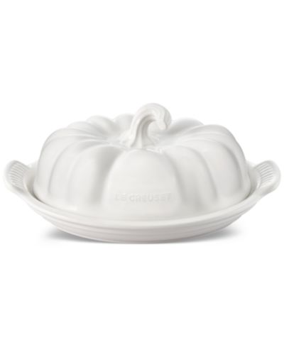 Le Creuset Керамическая тарелка для масла в форме тыквы