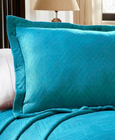 Superior Geometric Fret Textured Jacquard Matelasse All-Season 3-Piece Bedspread Set, Full