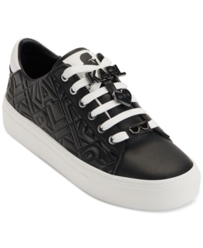 Кроссовки KARL LAGERFELD PARIS Women's Cate Karl Box Lace-Up Low-Top