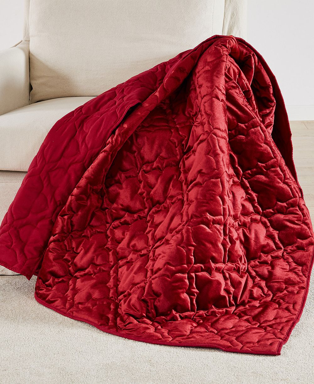 Декоративный плед Levtex Caserta Velvet, двусторонний, 50" x 60"