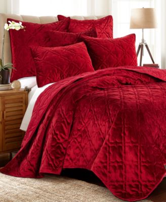 Levtex Home Caserta Velvet Reversible Quilt, Twin/Twin XL
