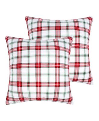Levtex Home Jingle Paws Plaid 2-Pc. Sham Set, European