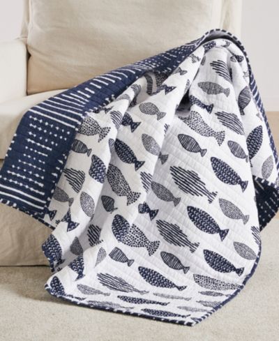 Levtex Bakio Coastal Escape Reversible Quilted Throw, 50" x 60"