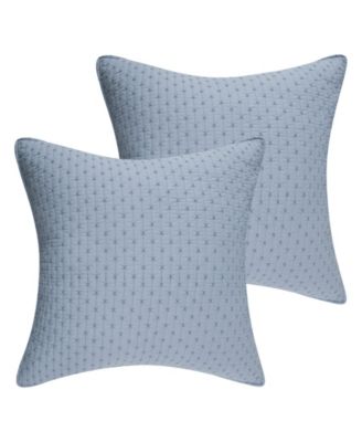 Levtex Home Cross Stitch Stitching 2-Pc. Sham Set, European