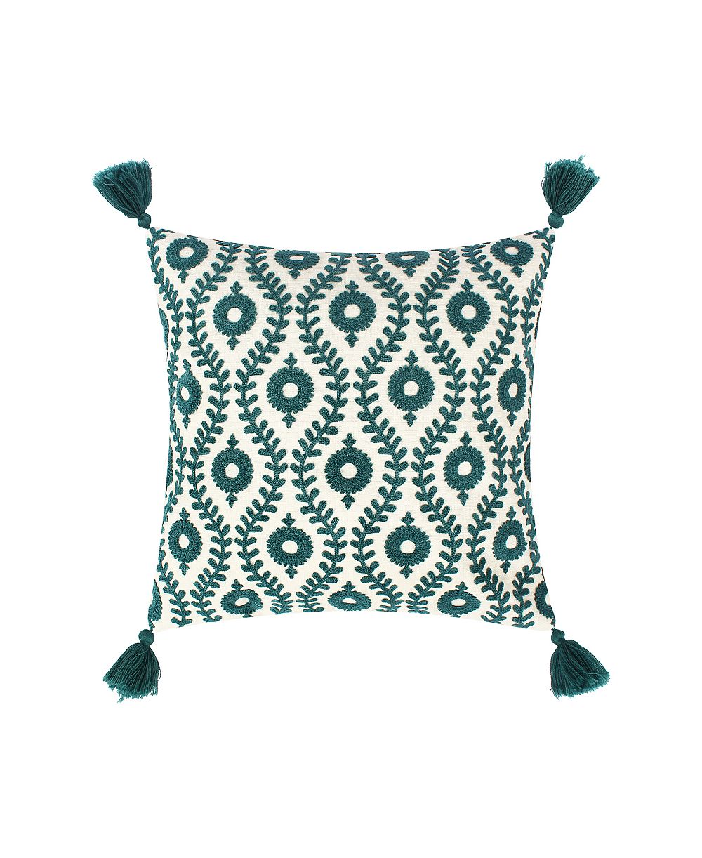 Levtex Ashika Crewel Decorative Pillow, 18" x 18"