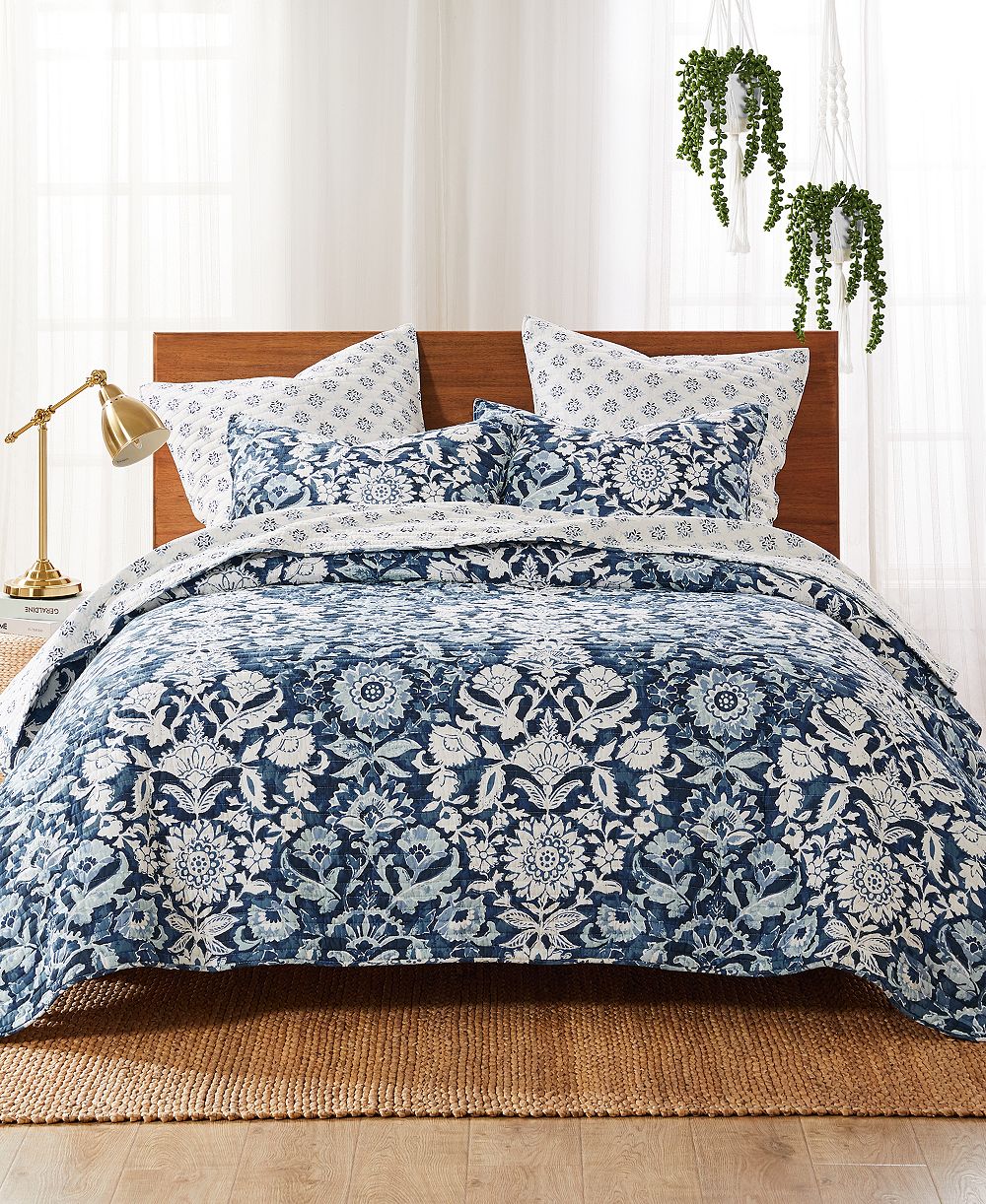 Реверсивный комплект из 3 стеганых покрывал Levtex Home Laure King/California King