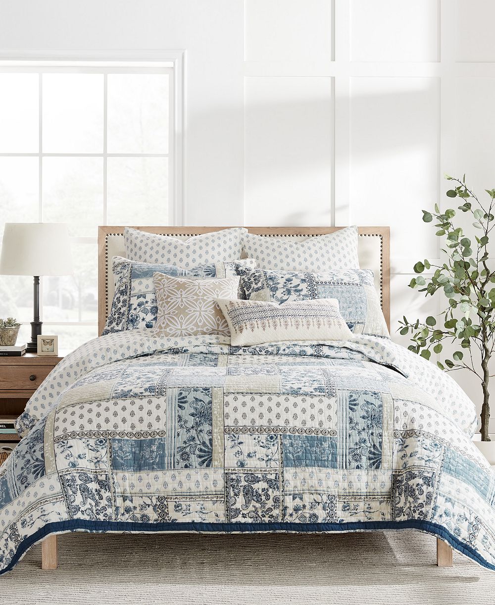 Levtex Home Комплект покрывал Aliza Folk Art Reversible 3-Pc. Full/Queen