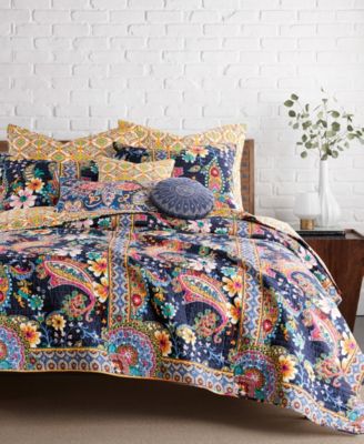 Комплект стеганого одеяла Levtex Home Bertelli Paisley Reversible 3-Pc., Full/Queen