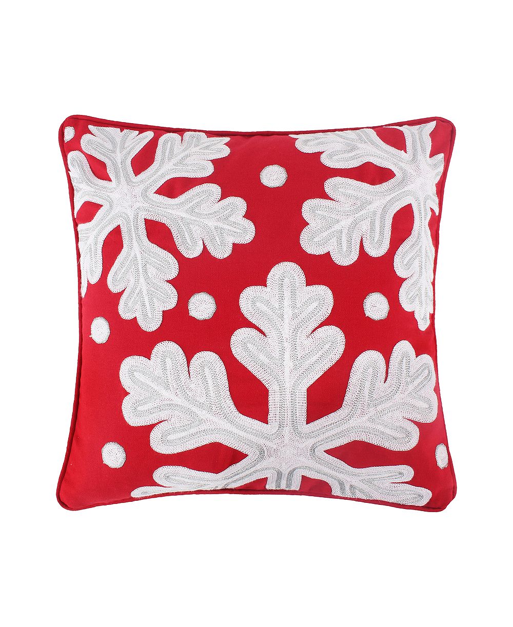 Levtex Декоративная подушка Snowflake, 18" x 18"