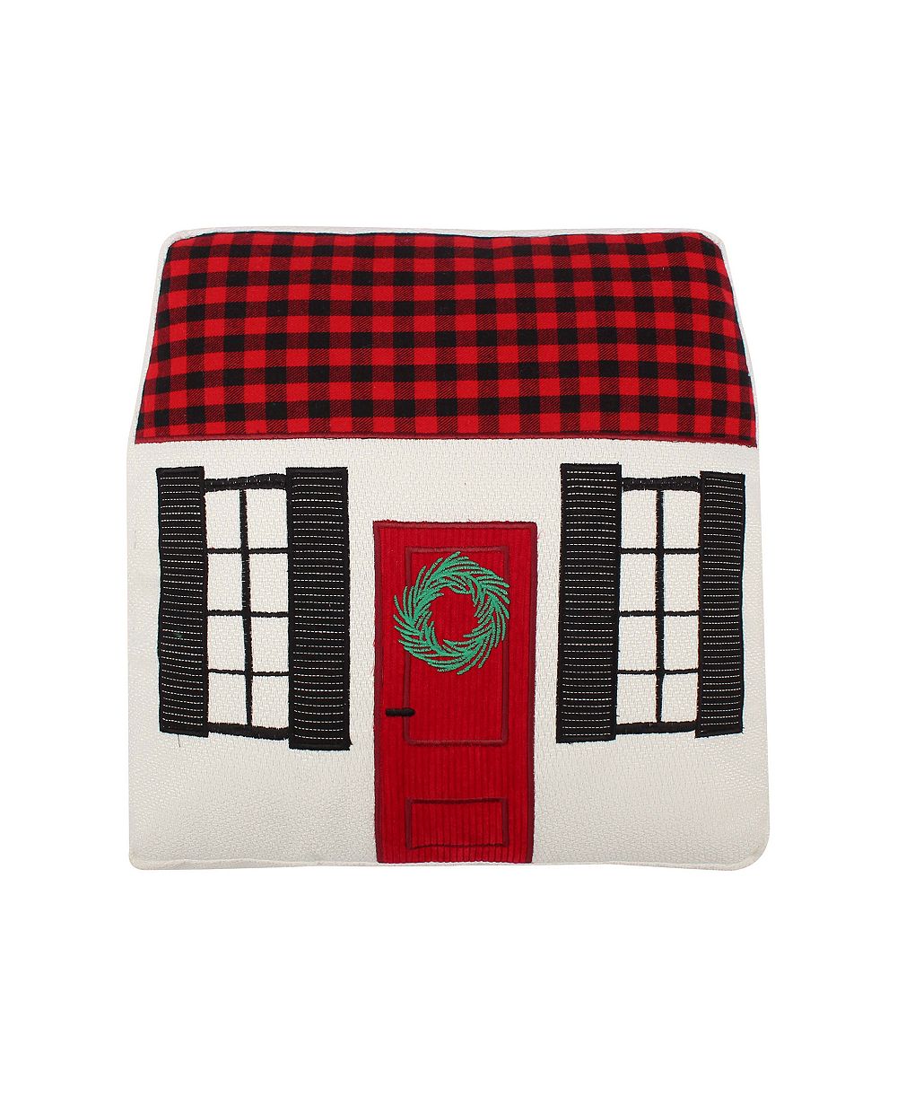 Levtex Tatum Pines Holiday House декоративная подушка, 14" x 13"