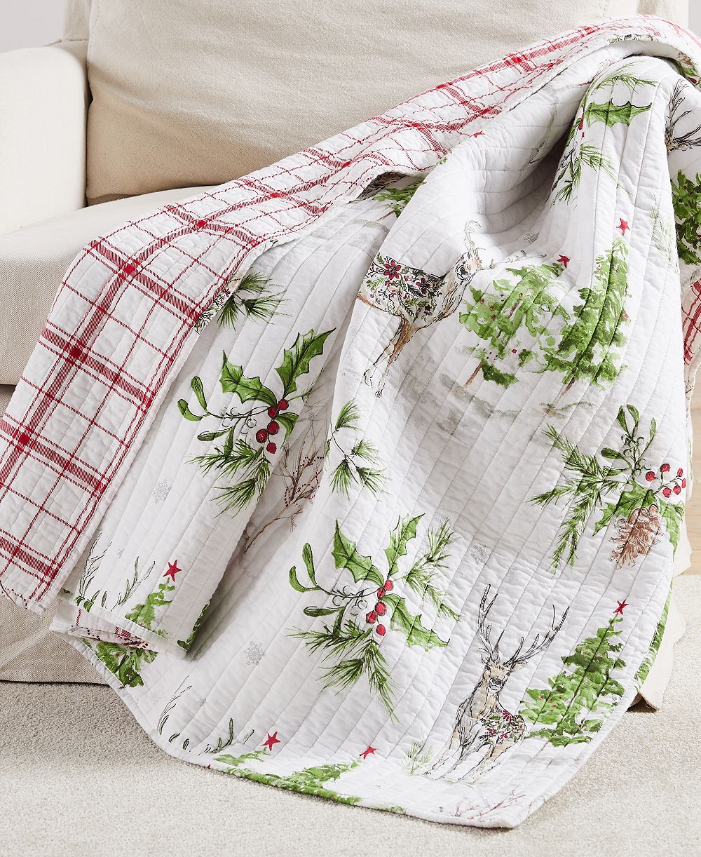 Levtex Sleigh Bells стеганое покрывало, 50" x 60"