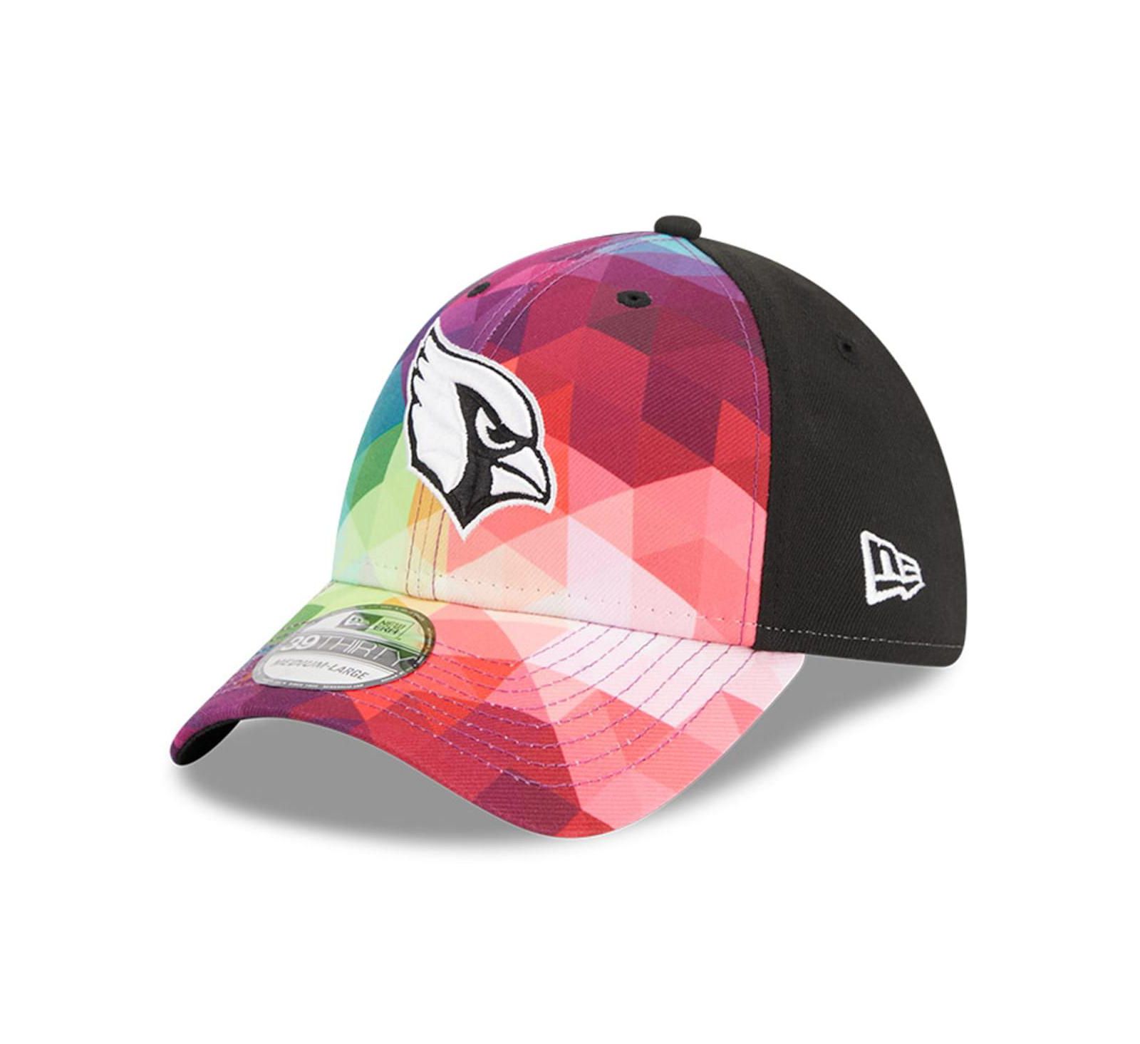 Men's and Women's New Era Multicolor, Black Arizona Cardinals 2023 NFL Crucial Catch 39THIRTY Flex Hat
