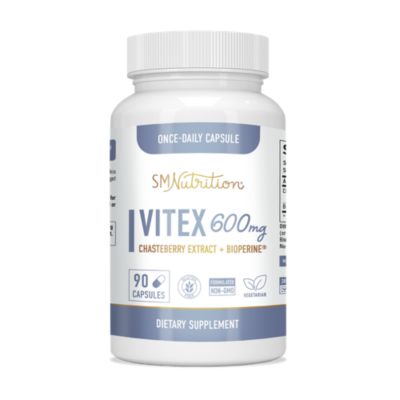 SMNutrition Vitex 600mg Capsules, SMNutrition, 90ct