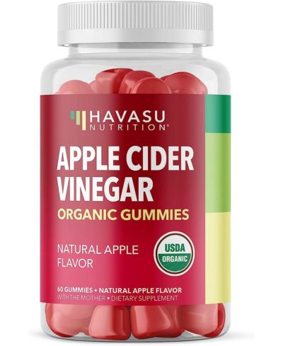 Желейные витамины с яблочным вкусом Apple Cider Vinegar, Havasu Nutrition, 60 шт.