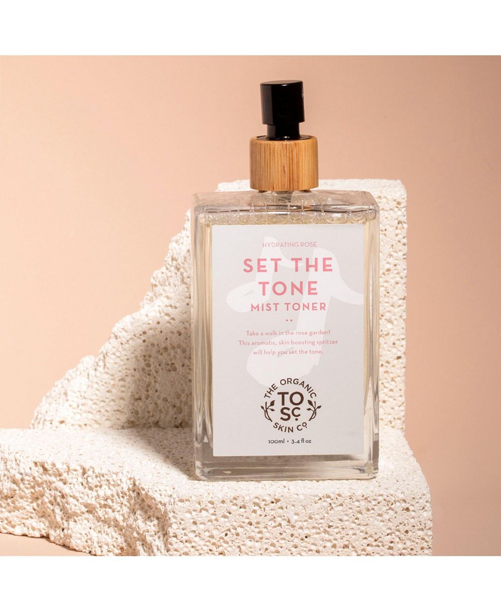 Тоник для лица The Organic Skin Co. The Tone Rosewater с маслом розы, жимолостью и алоэ вера