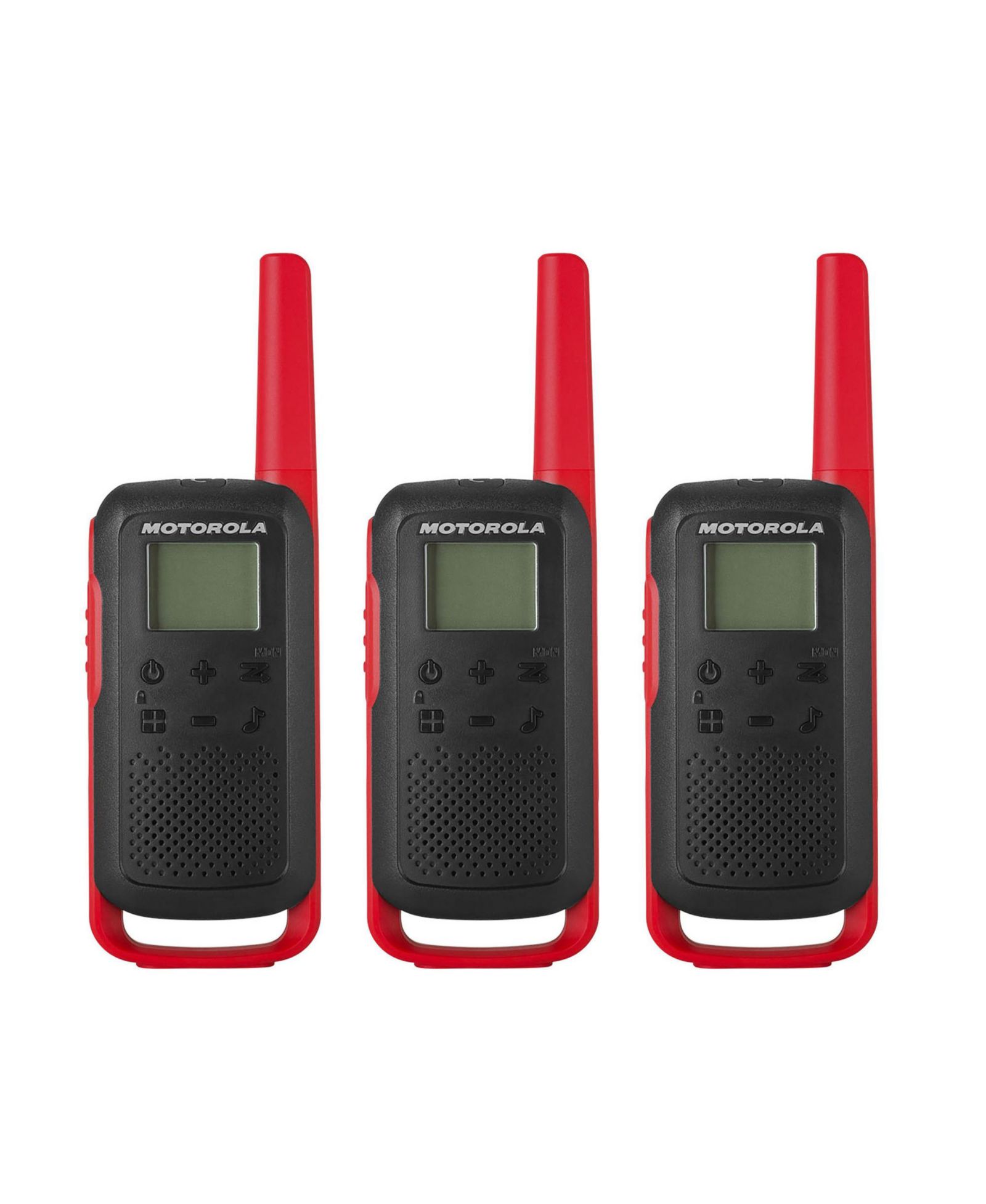 Рация Motorola Solutions T210TP 20 mi. Two-Way Radio Black/Red 3-Pack