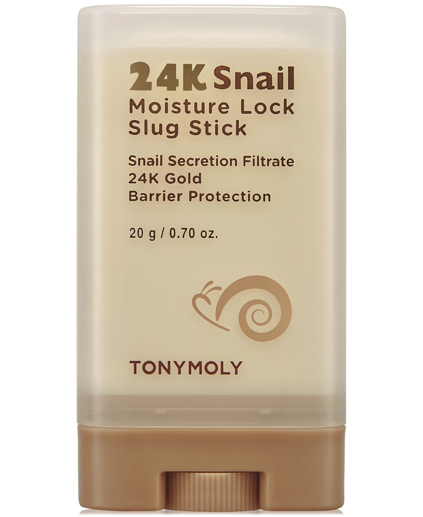 TONYMOLY 24K Snail Moisture Lock Slug Stick, увлажняющий стик с муцином улитки