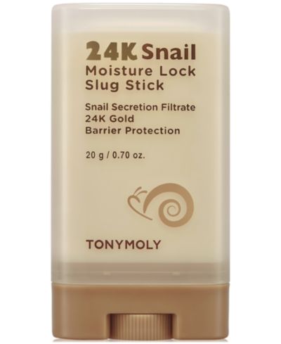 TONYMOLY 24K Snail Moisture Lock Slug Stick, увлажняющий стик с муцином улитки