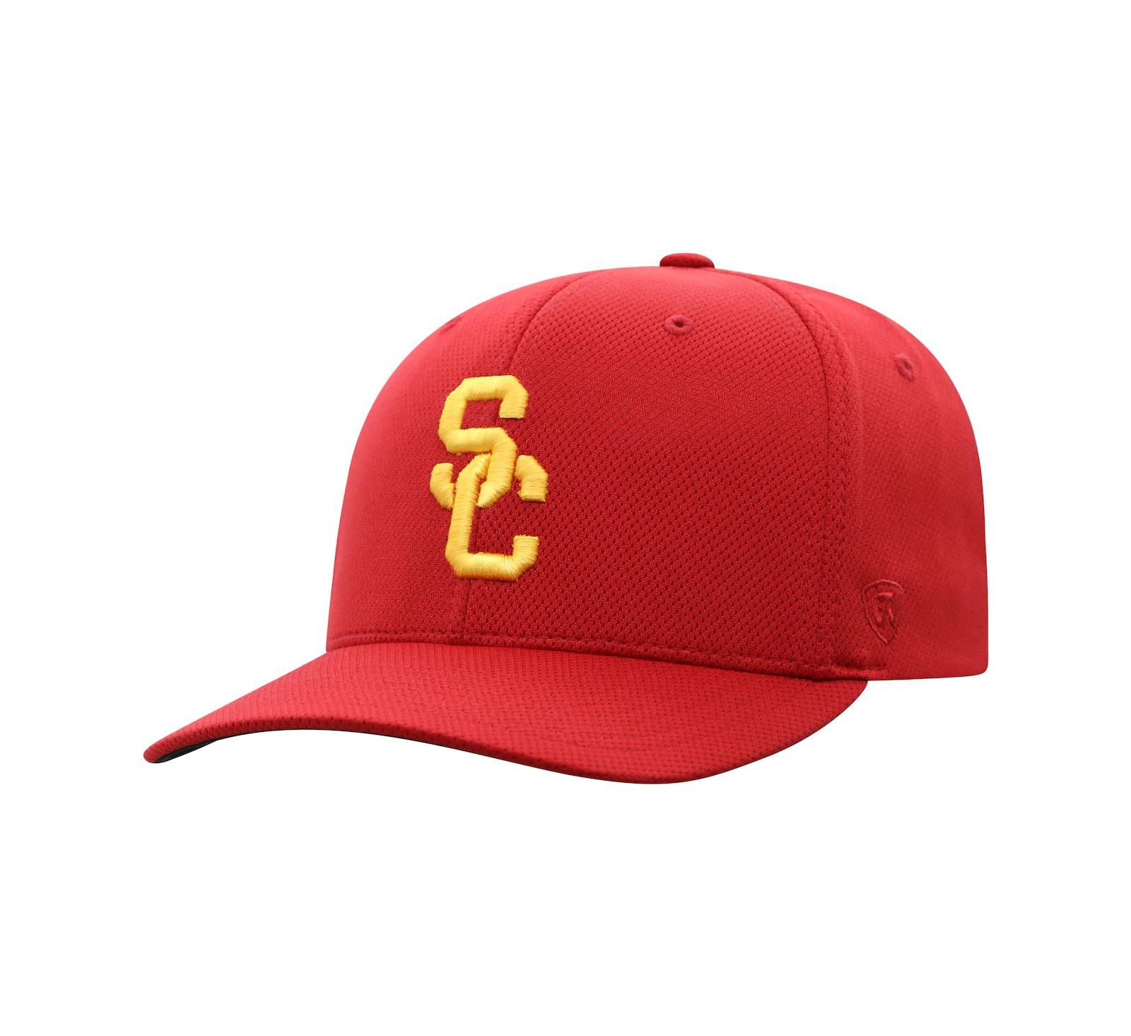 Мужская кепка Top of the World Cardinal USC Trojans Reflex Logo Flex
