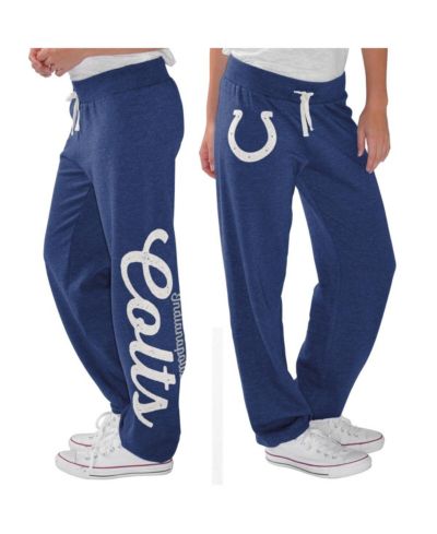 Women's G-III 4Her by Carl Banks Royal Indianapolis Colts Scrimmage Fleece Pants