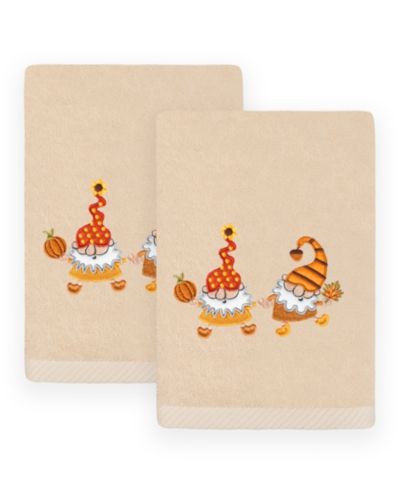 Набор полотенец для рук linum home textiles autumn gnomes 2 Piece