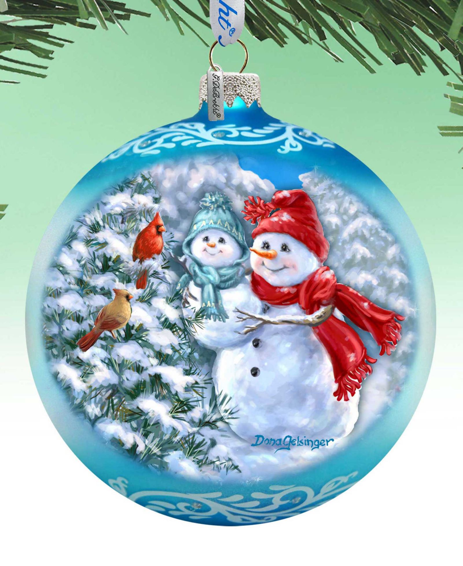 Декоративное украшение Designocracy Baby Snowman's First Winter