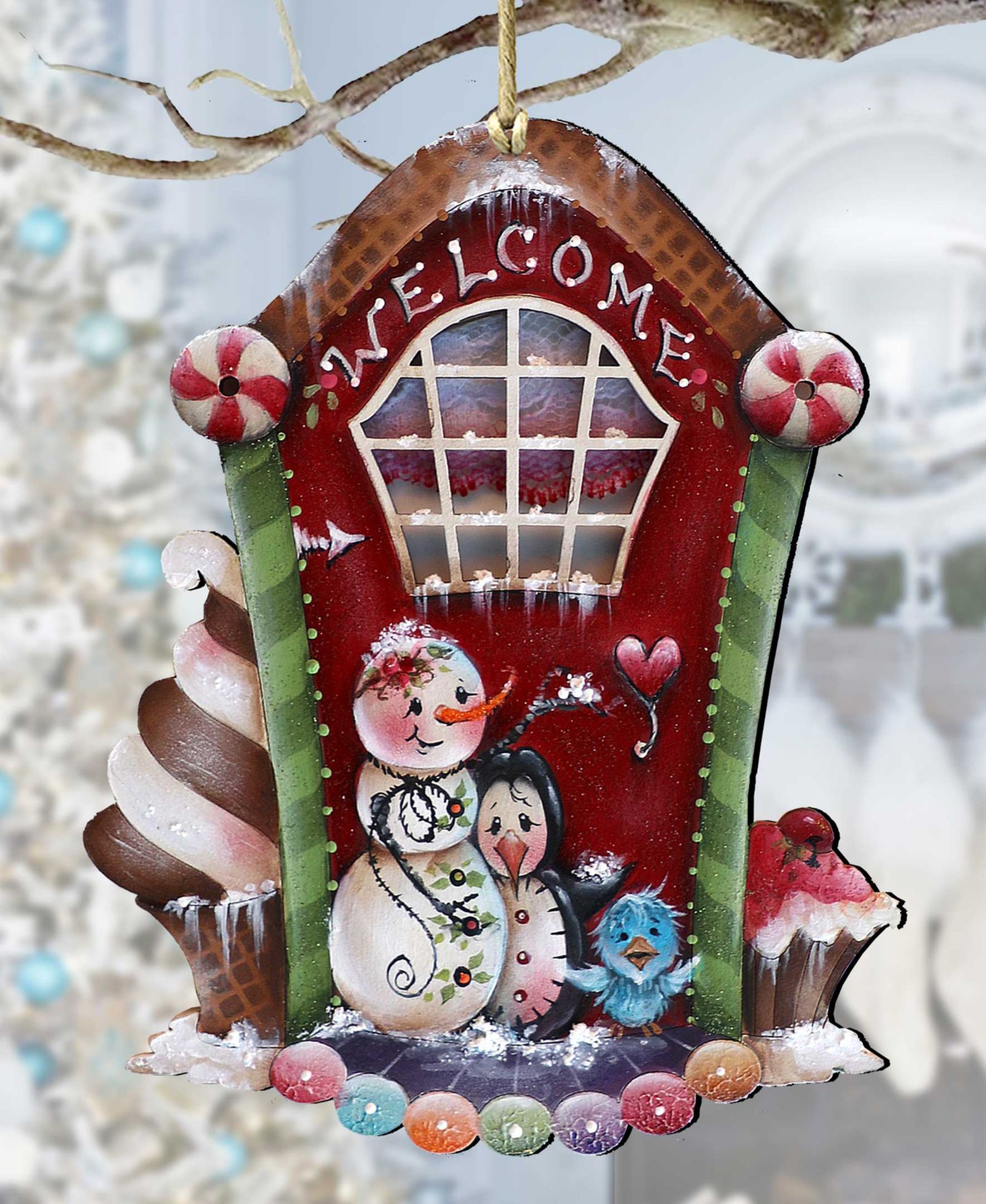 Декор Designocracy A Season of Sweet Christmas деревянные украшения