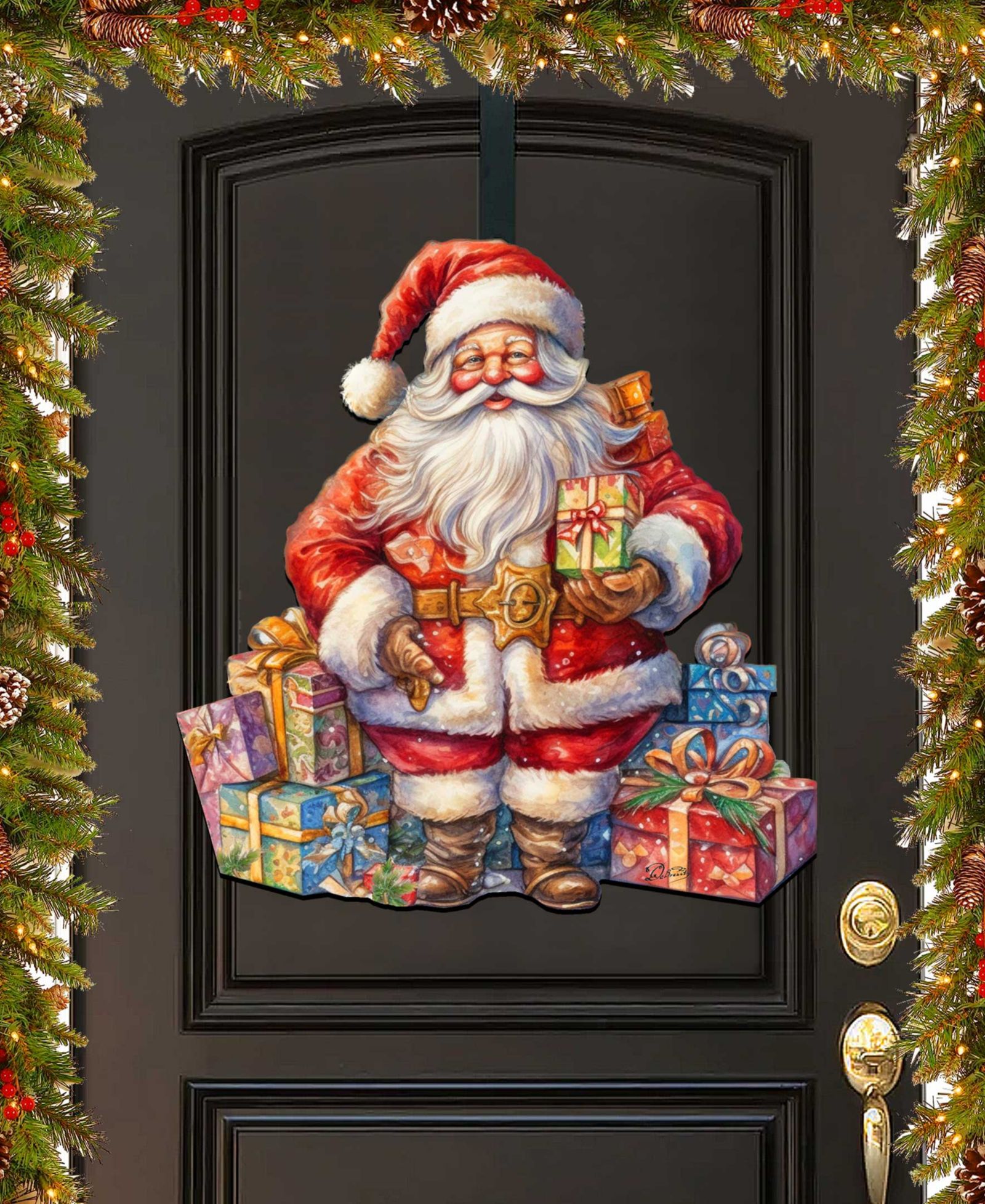 Designocracy рождественский декор для двери