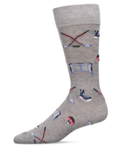 Мужские носки memoi hockey loving rayon blend