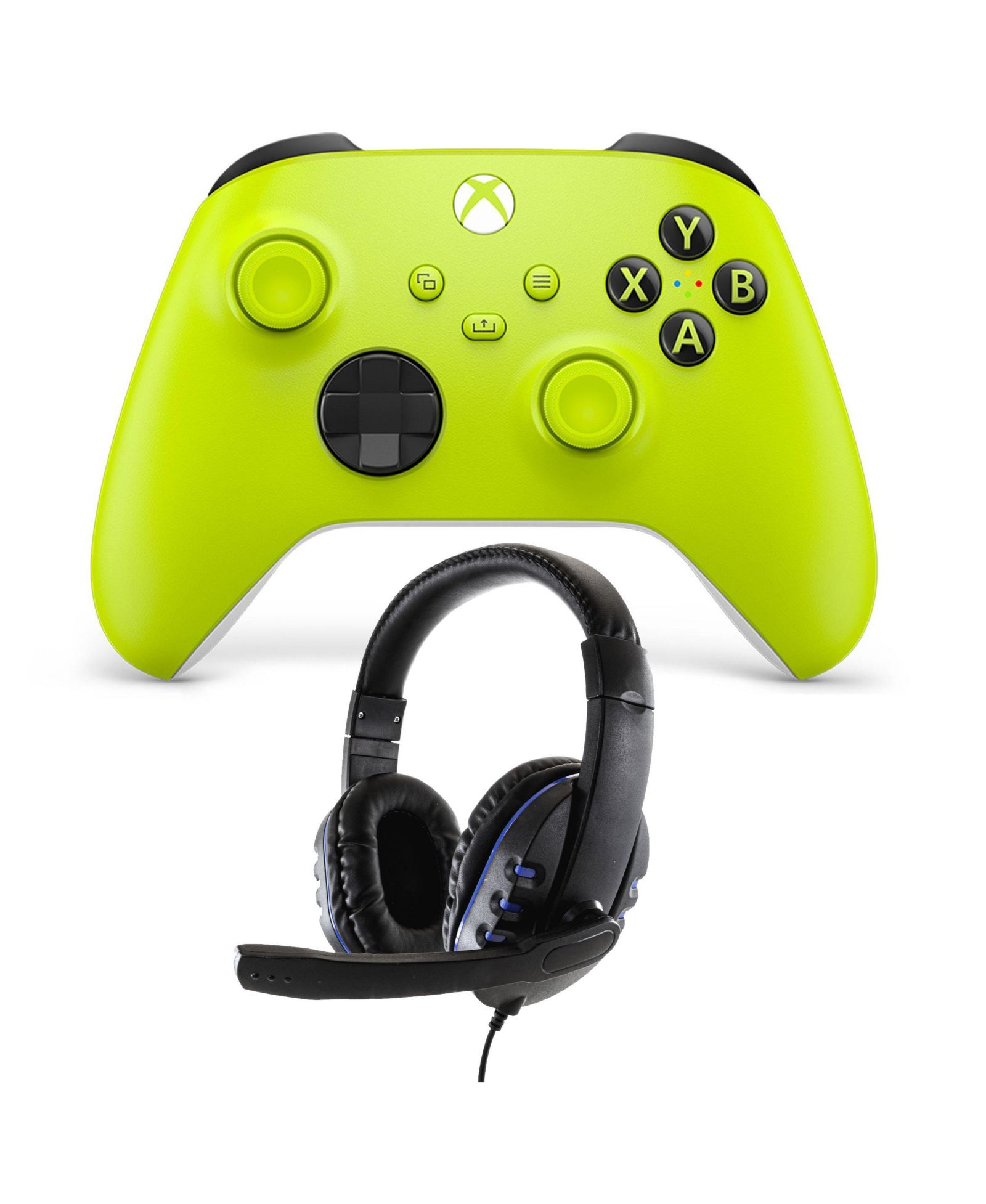 Контроллер Xbox Series X/S с проводной гарнитурой