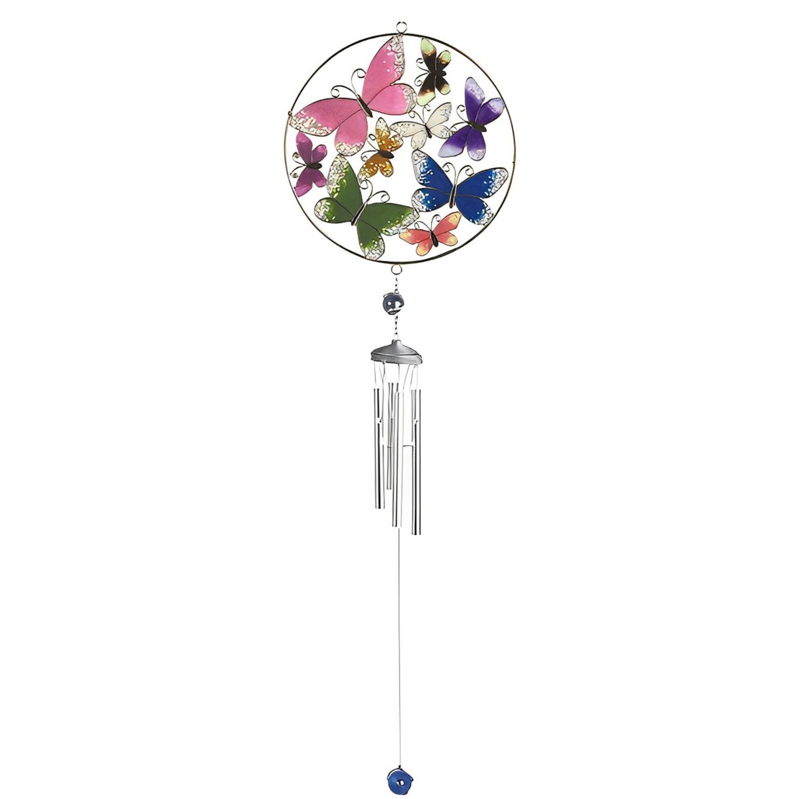 Музыка ветра FC Design Butterfly Suncatcher, 34" длинная, с камнями