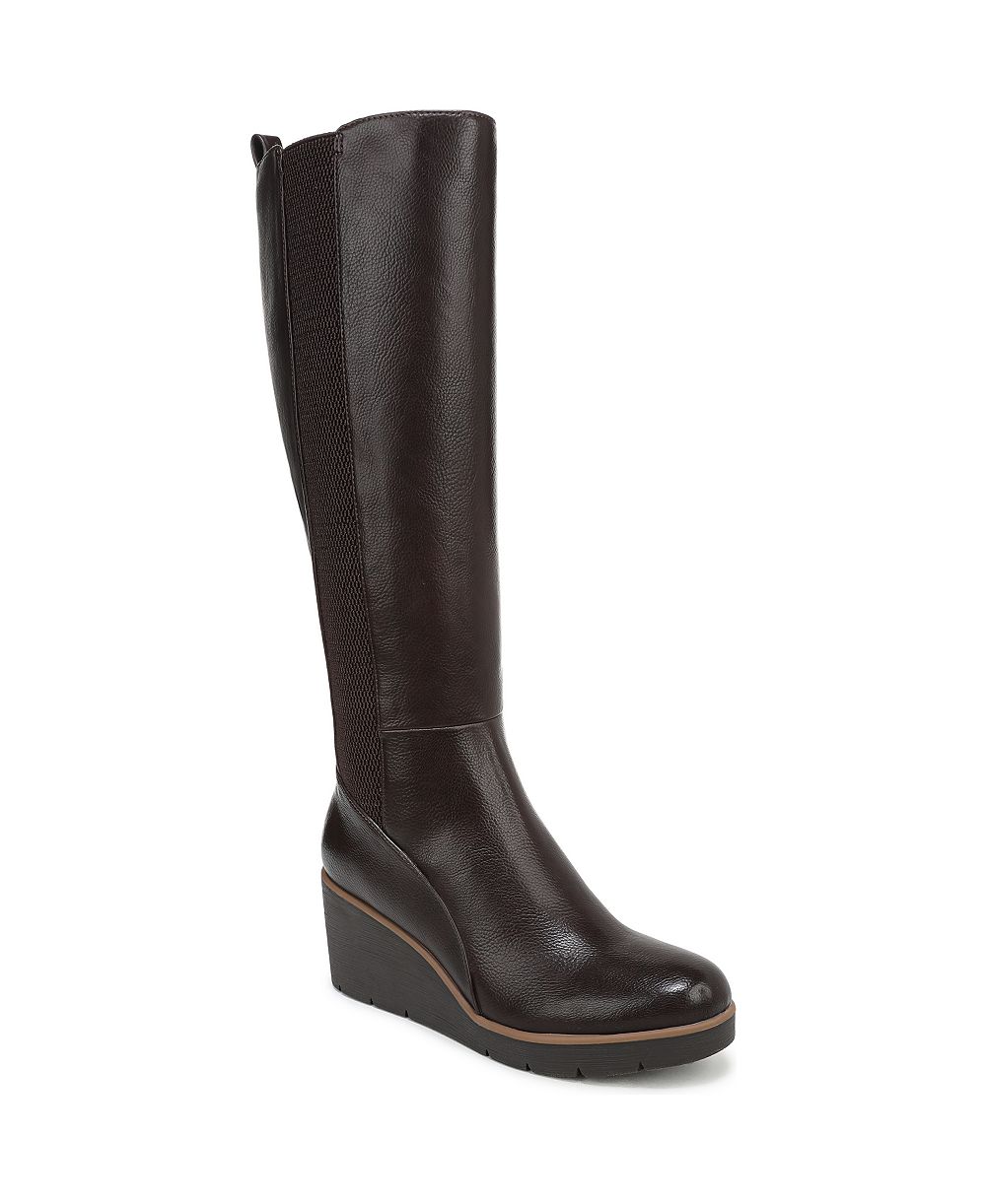 Женские ботфорты SOUL Naturalizer Adrian Wide Calf Knee High Wedge Boots