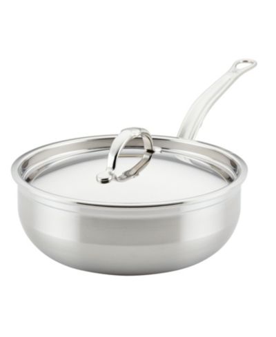 Hestan® ProBond Clad TITUM® Stainless Steel Nonstick 3.5-Quart Covered Essential Pan