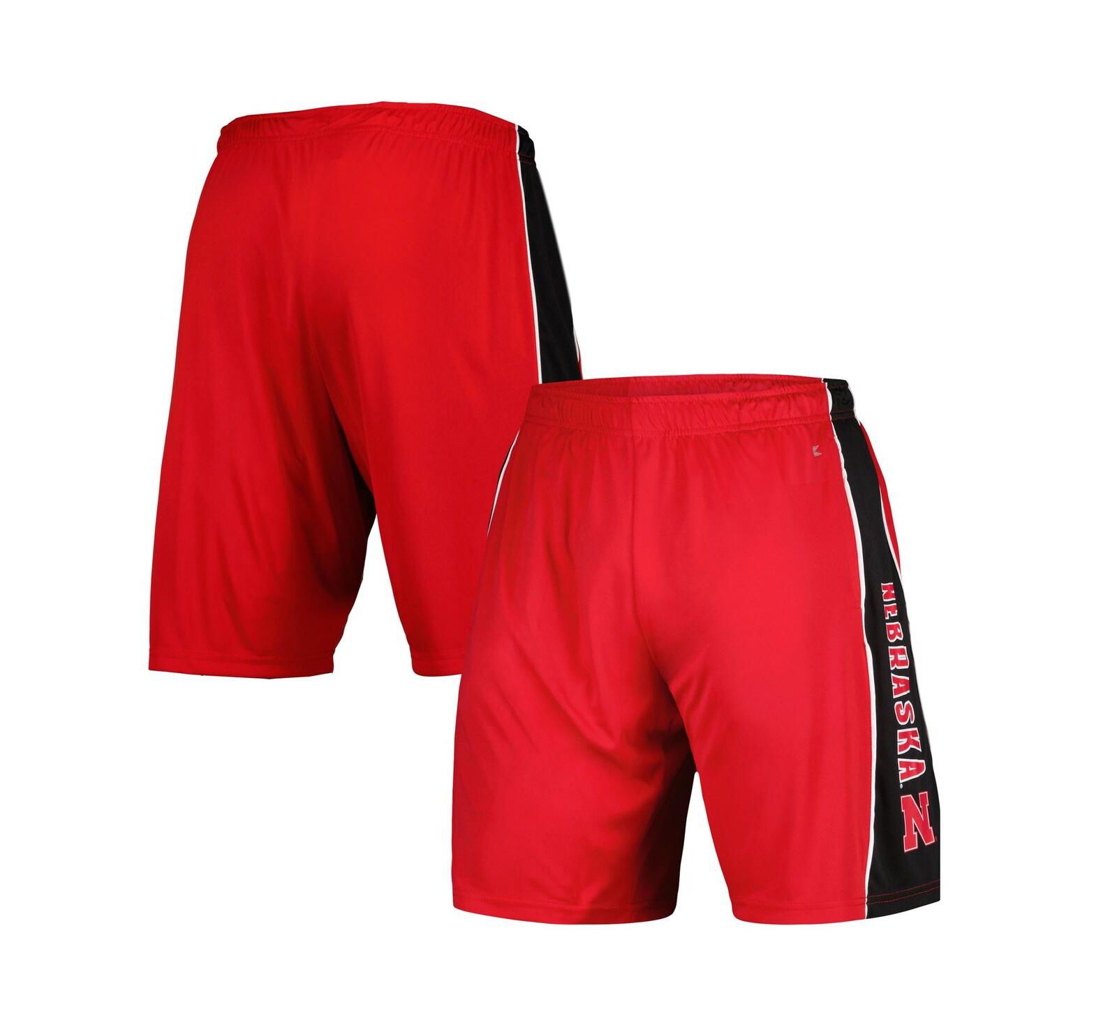 Мужские шорты Colosseum Scarlet Nebraska Huskers Panel