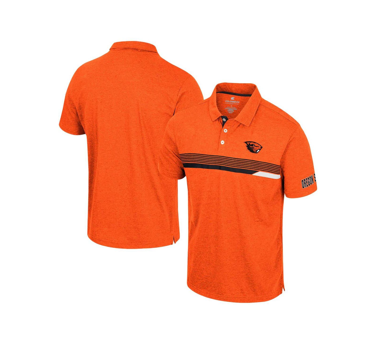 Men's Colosseum Orange Oregon State Beavers No Problemo Polo Shirt